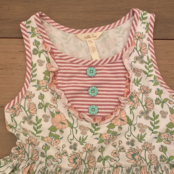 Matilda Jane Girls Floral Dress Size 10 - Picture 2 of 7